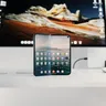 Google Pixel 9 Pro open standing on a table